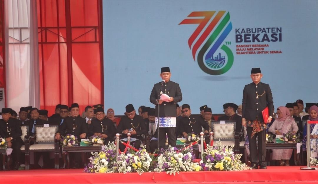 Hari Jadi ke-76 Kabupaten Bekasi, Asep Surya Atmaja Tekankan Pemerataan Pembangunan