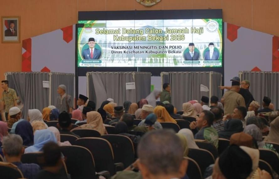 Dinkes Kabupaten Bekasi Vaksinasi 3.300 Calon Jemaah Haji, Tekankan Kesiapan Fisik dan Kesehatan