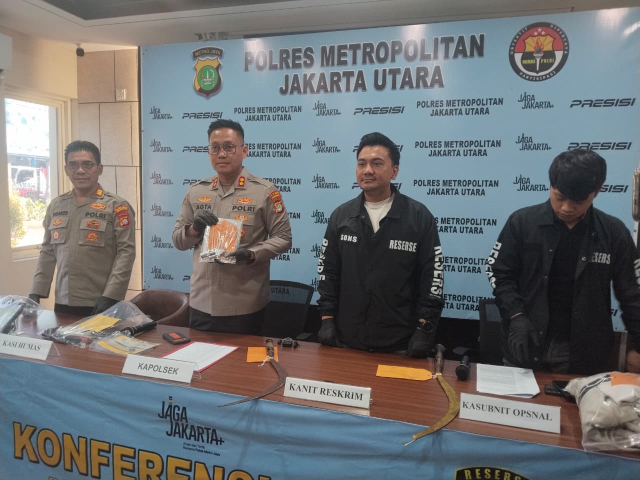 Polsek Metro Penjaringan Ungkap Kasus Begal, Curanmor hingga Senpi Ilegal Selama Mei 2026