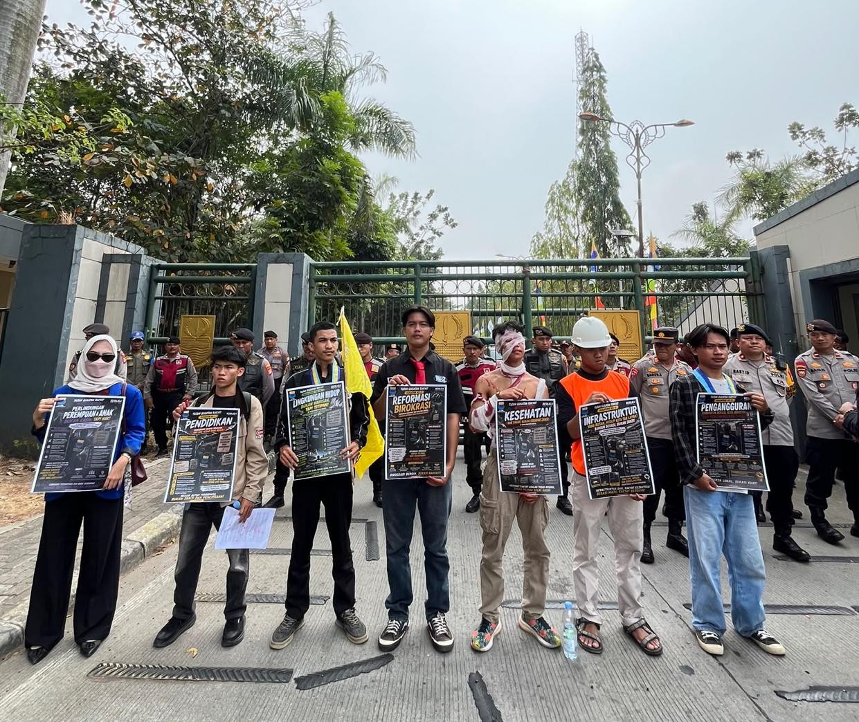 PMII Turun Aksi di Hari Jadi ke-76 Kabupaten Bekasi, Bawa 7 Gugatan Rakyat