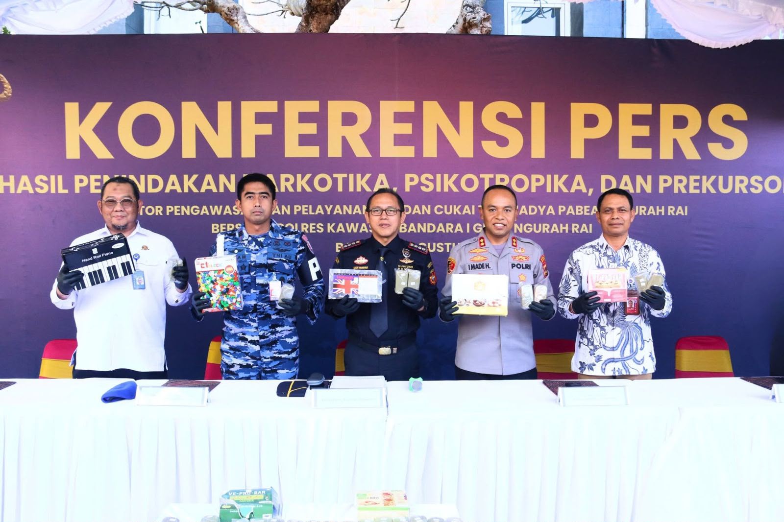 Bea Cukai Ngurah Rai Gagalkan Upaya Masuknya 10,1 Kg Ganja dari Thailand