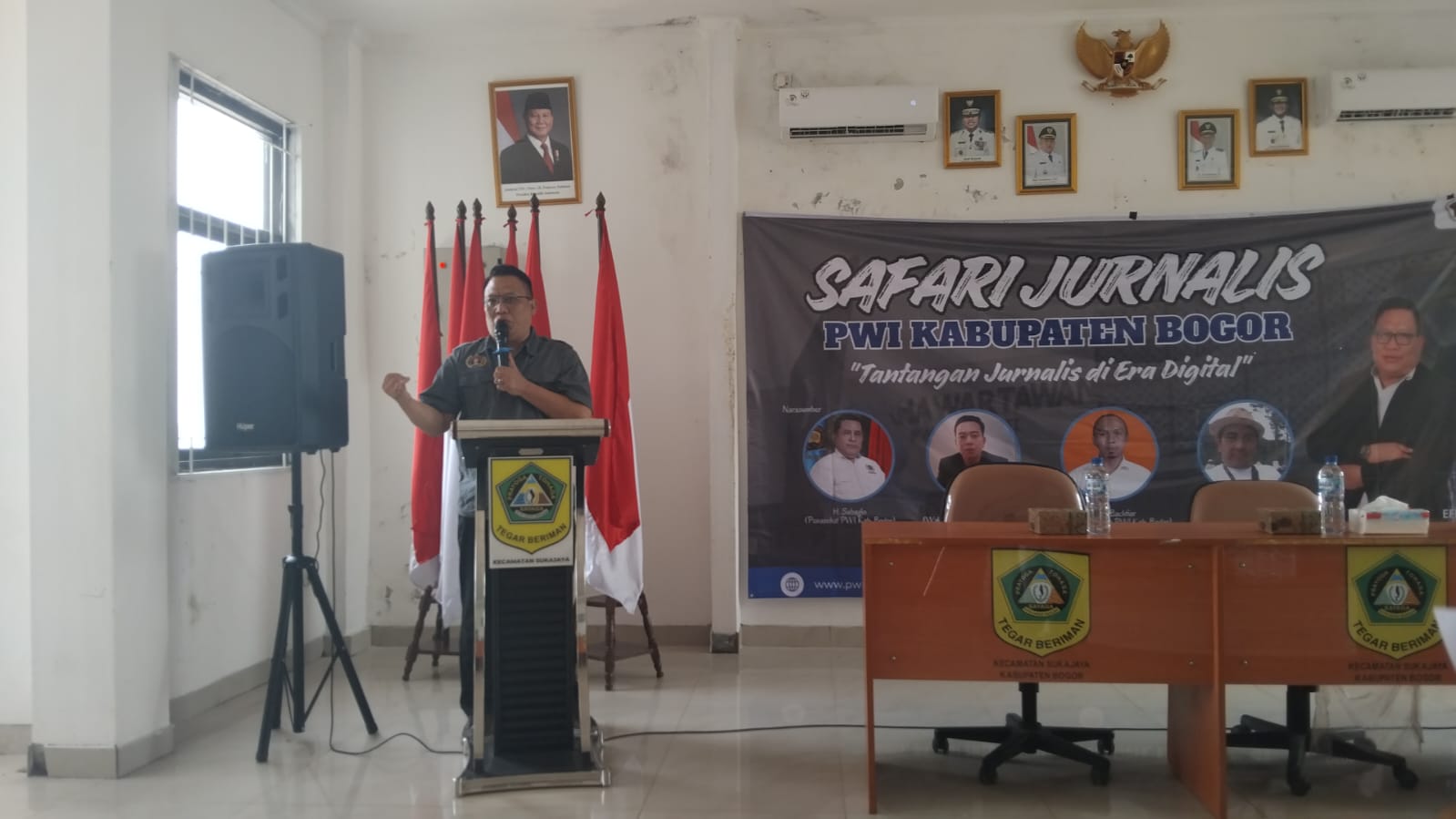 Safari Jurnalis PWI Kabupaten Bogor 2026 Di Kecamatan Sukajaya