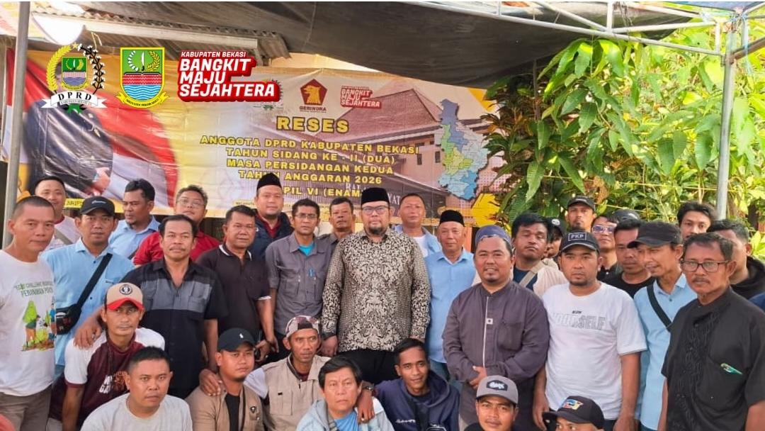 Reses Ridwan Arifin Fokus Serap Keluhan Warga Dapil VI Kabupaten Bekasi