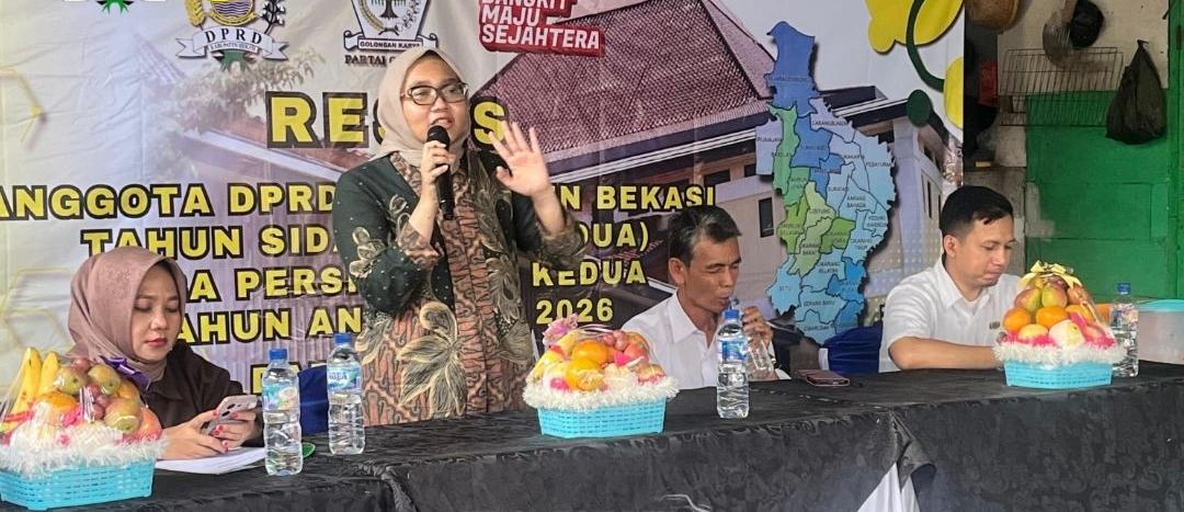 Reses DPRD Kabupaten Bekasi Dapil II, Adelia Paramitha Kardin Serap Aspirasi Warga