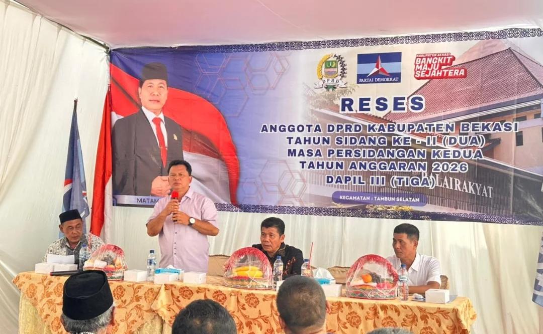 H. Matam Serap Aspirasi Warga Tambun Selatan Saat Reses DPRD Kabupaten Bekasi 2026
