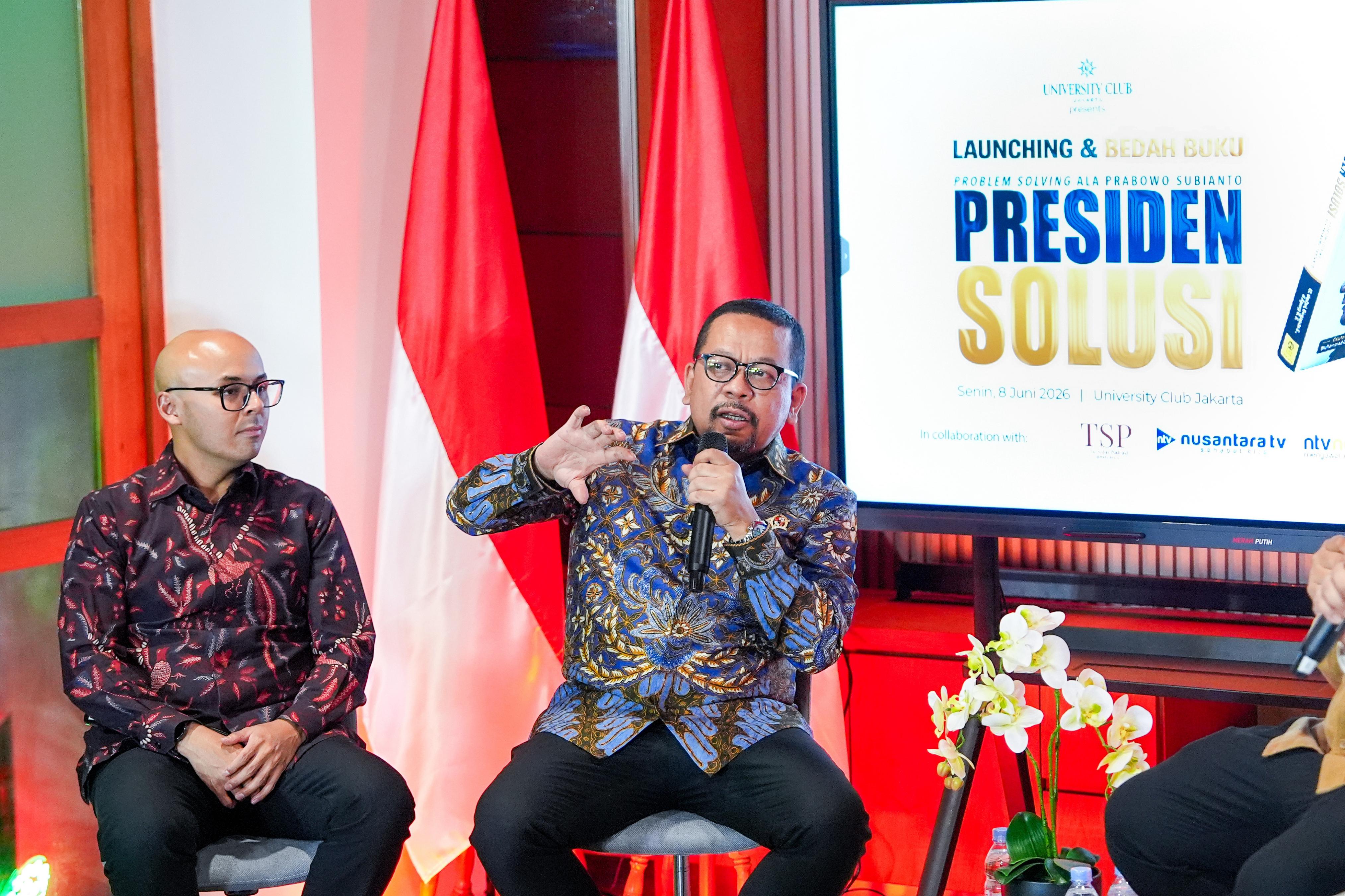 Buku 'Presiden Solusi' Catat 108 Kebijakan Prabowo, Qodari Sebut "Bapak Transformasi Bangsa"
