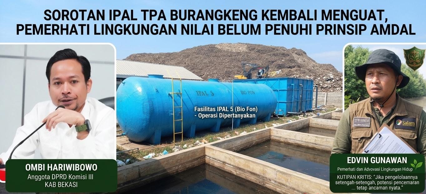 Polemik IPAL TPA Burangkeng Kembali Menguat, Pemerhati Lingkungan Nilai Belum Penuhi Prinsip AMDAL