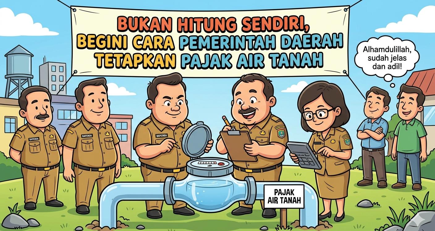 Bukan Hitung Sendiri, Begini Cara Pemerintah Daerah Tetapkan Pajak Air Tanah