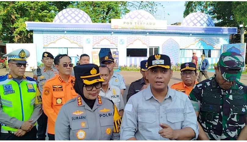 Forkopimda Kabupaten Bekasi Cek Kesiapan Pos Pantau Operasi Ketupat 2026 di Gedung Juang 45