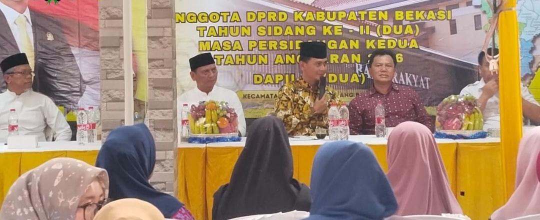 Ahmad Bin Olim Serap Aspirasi Warga Cibitung dan Cikarang Barat dalam Reses DPRD Kabupaten Bekasi