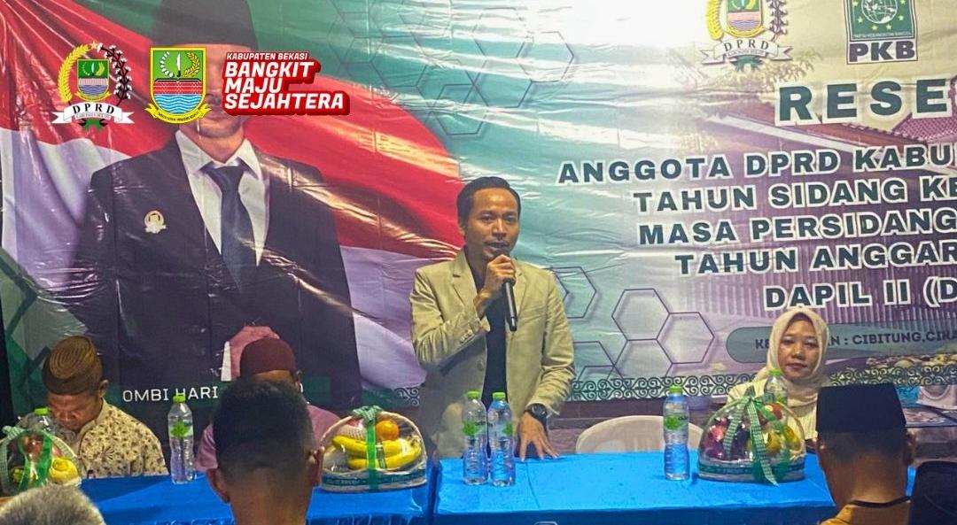 Ombi Hari Wibowo Serap Aspirasi Warga Cibitung, Infrastruktur Hingga Banjir Jadi Keluhan Warga