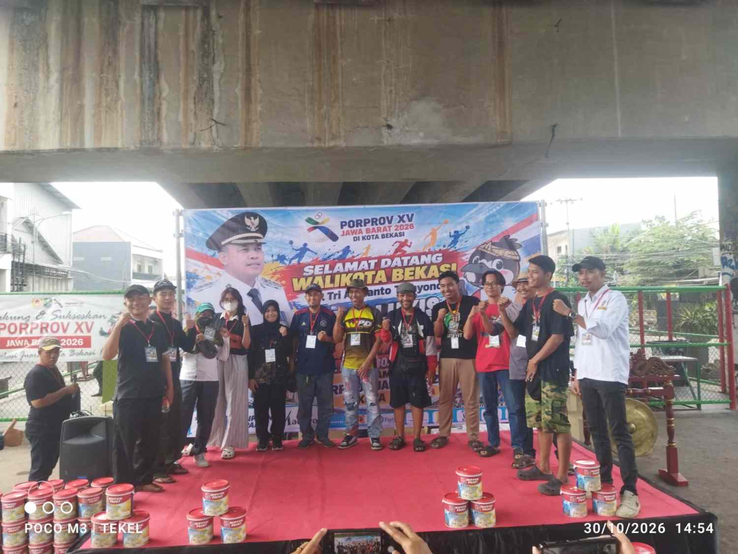14 Tim Ikuti Lomba Mural Bojongmenteng, Nippon Paint Jadi Sponsor Utama