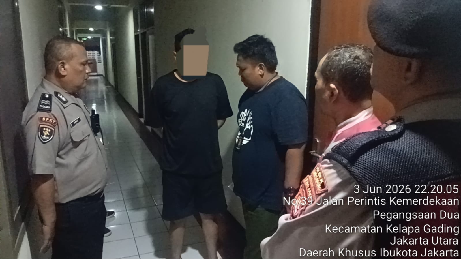 Respon Cepat Call Center 110, Polsek Kelapa Gading Tindak Lanjuti Laporan Dugaan Penyekapan