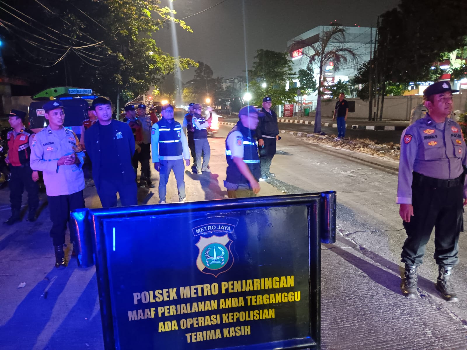KRYD Polsek Metro Penjaringan Antisipasi Tawuran dan Kejahatan Jalanan
