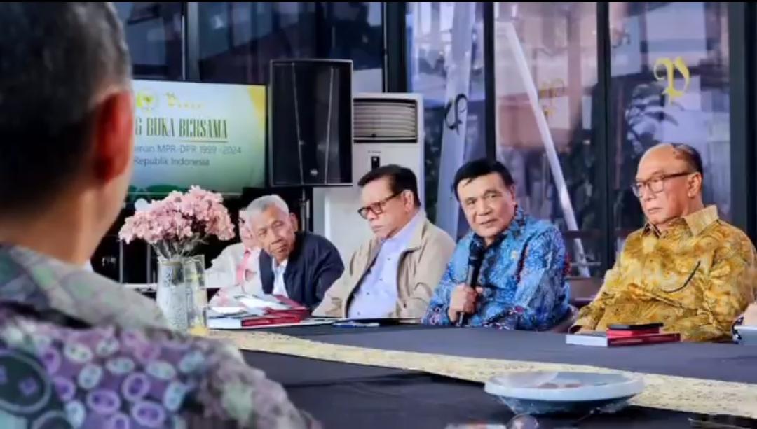 Forum Pimpinan MPR-DPR 1999–2024 Bahas Stabilitas Politik dan Ekonomi Nasional Bersama Menkopolkam